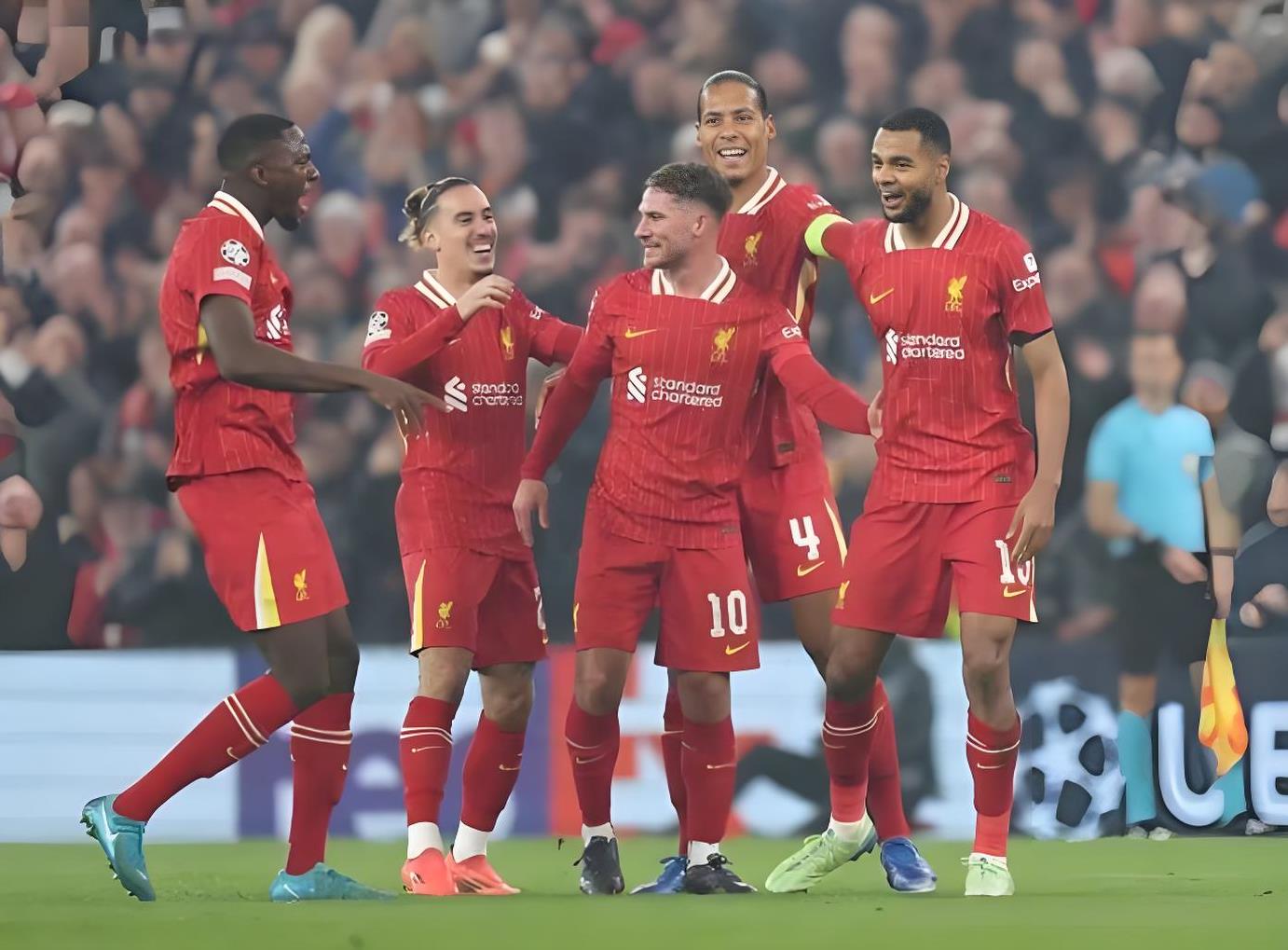 利物浦在对阵南特时展现强大实力 利物浦在对阵南特时展现强大实力